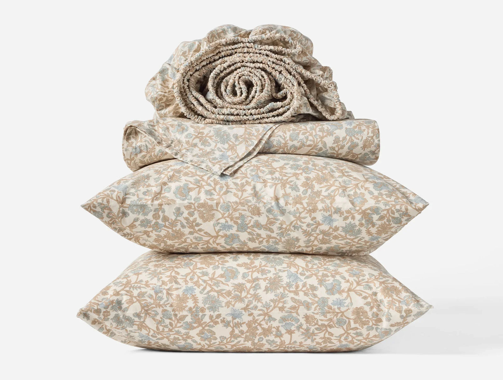 Coyuchi Organic Print Percale Sheet Set