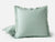Coyuchi Euro Sham Seafoam Refined Organic Percale Duvet Cover