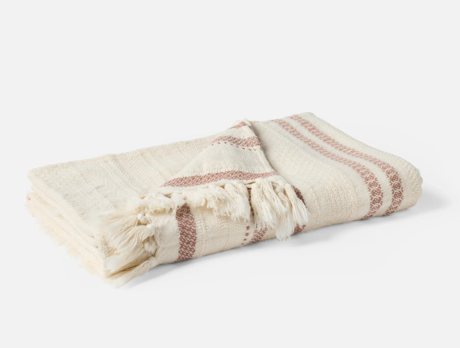 Coyuchi Throw Undyed w Praline Bonita Organic Throw