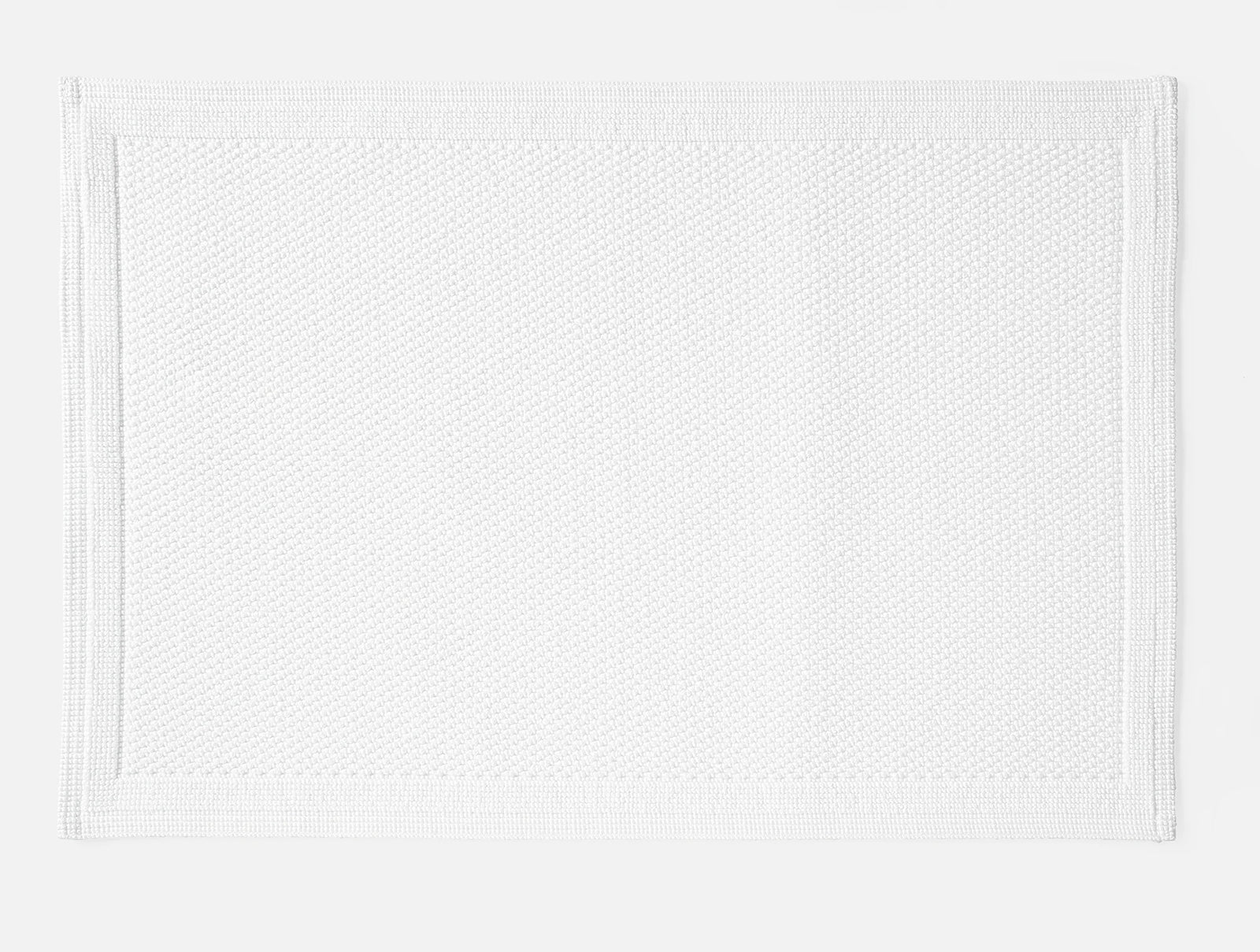 Coyuchi Alpine White Cove Organic Bath Rug