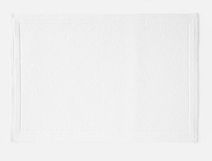 Coyuchi Alpine White Cove Organic Bath Rug