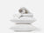 Coyuchi Twin Alpine White Floret Embroidered Organic Percale Sheet Set