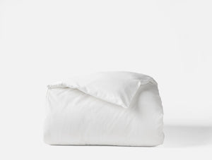 Coyuchi Full Queen Alpine White Heirloom Organic Sateen Duvet Cover