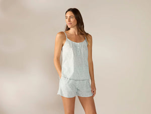 Coyuchi Small Dew Robles Women's Isla Organic Cotton Cami Short Set