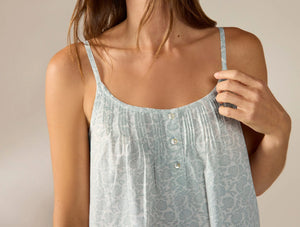 Coyuchi Medium Dew Robles Women's Isla Organic Cotton Nightgown