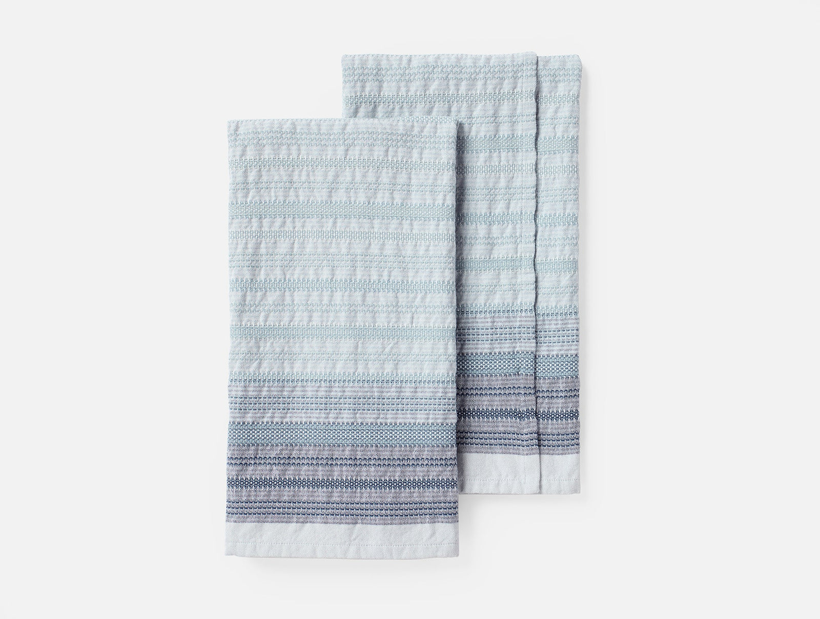 Coyuchi Stone Magnolia Organic Hand Towels, Set of 2