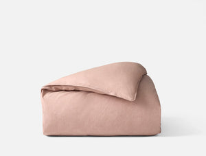 Organic Crinkled Percale Duvet Cover