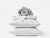 Coyuchi Full Surf Stripe Organic Crinkled Percale Sheet Set