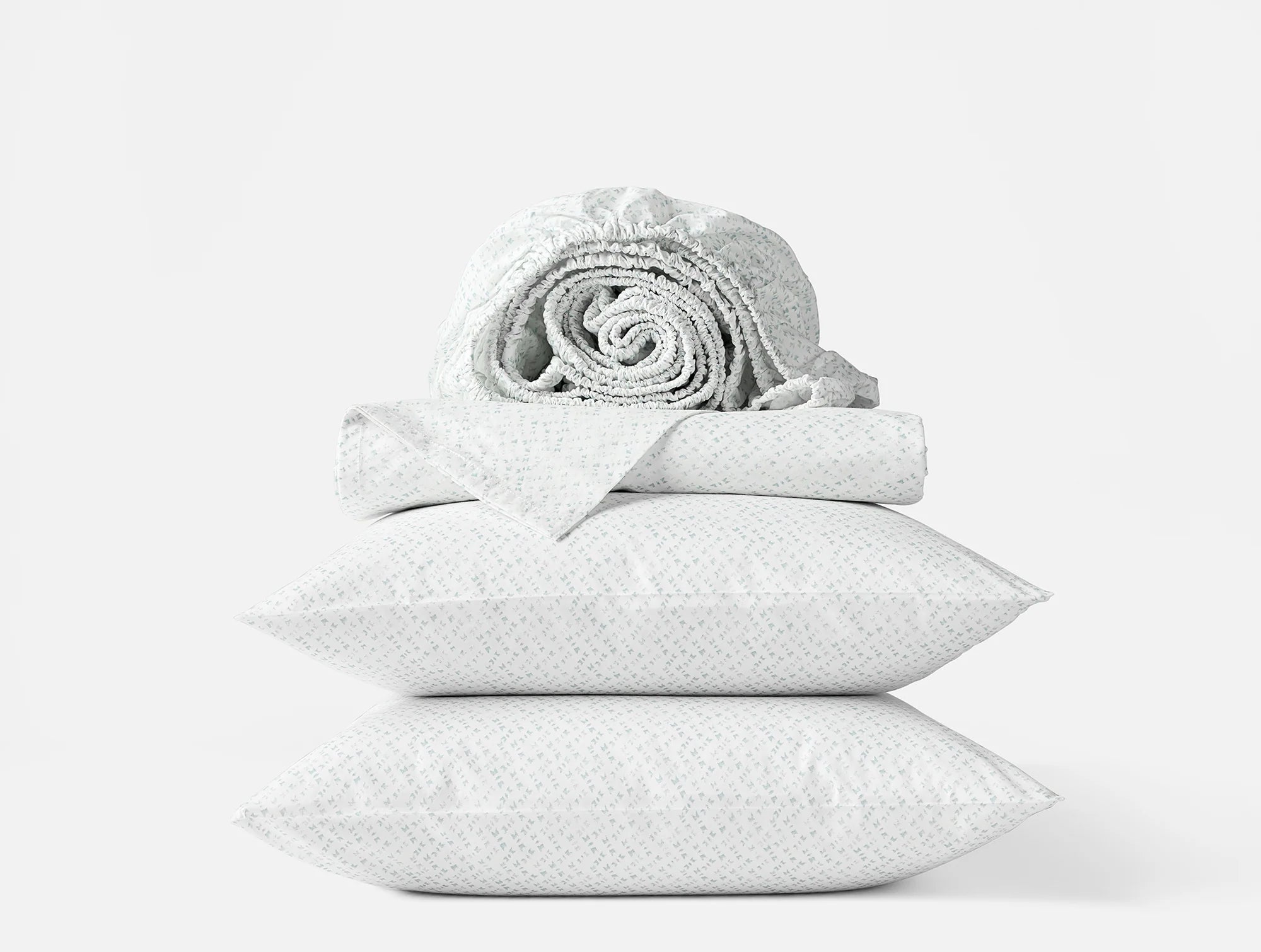 Coyuchi Organic Print Percale Sheet Set