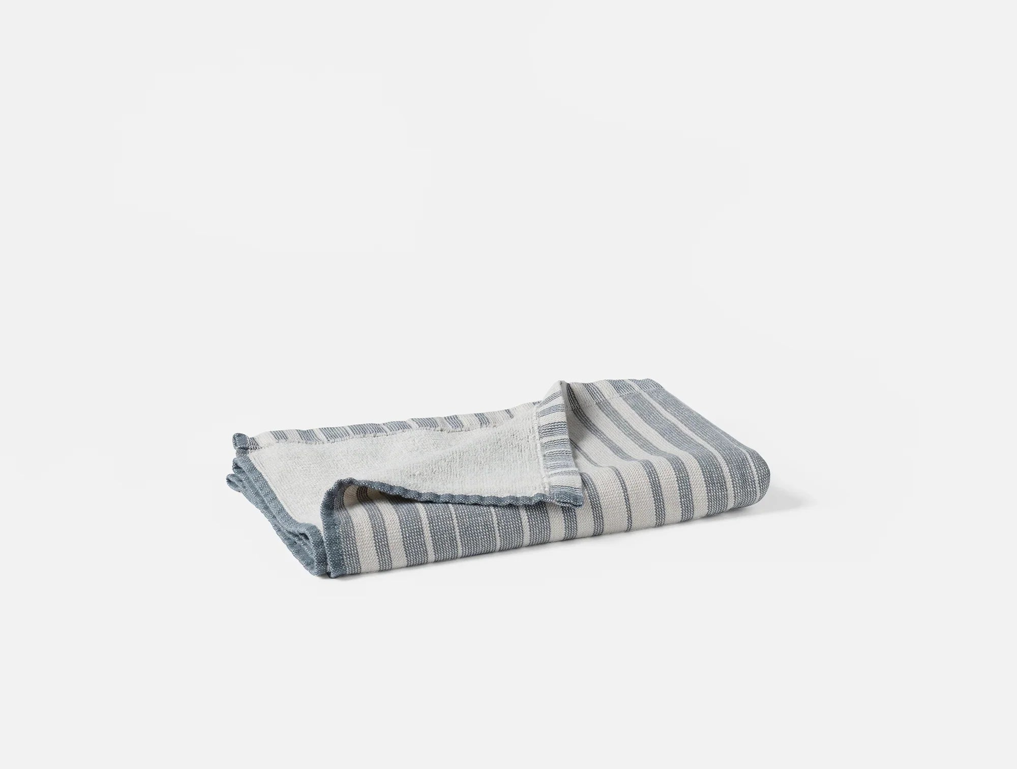 Coyuchi Hand Towel Flax w Gulf Sycamore Organic Cotton Linen Towels