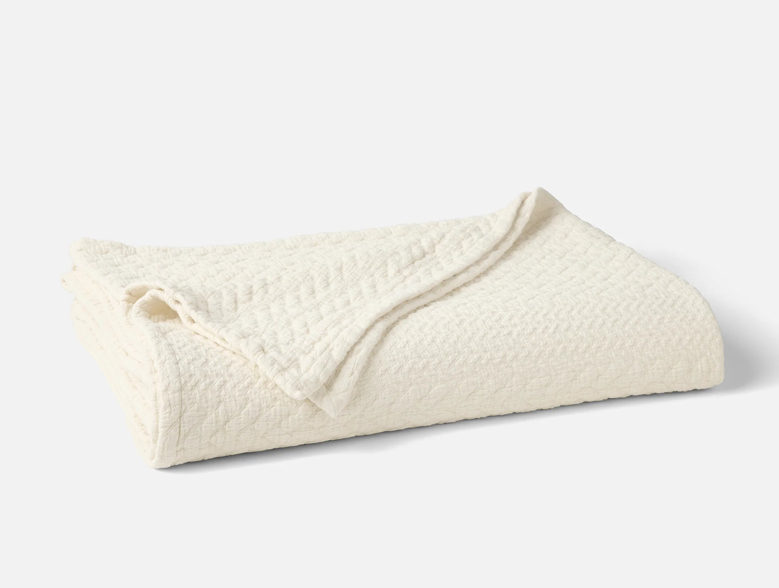 Angeles Organic Matelasse Blanket