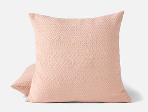 Coyuchi Euro Sham Petal Angeles Organic Matelasse Blanket