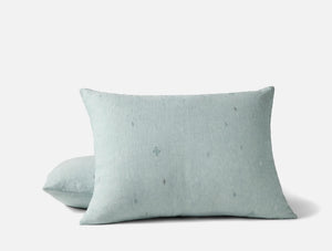 Cambria Embroidered Organic Linen Duvet Cover