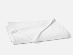 Coyuchi Twin Alpine White Classic Organic Blanket