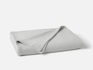 Coyuchi Twin Cloud Gray Classic Organic Blanket