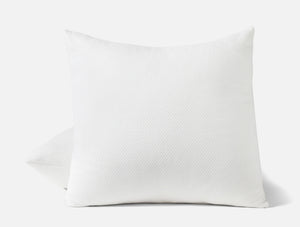 Coyuchi Euro Sham Alpine White Classic Organic Blanket