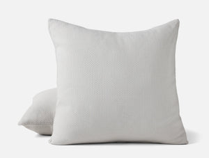 Coyuchi Euro Sham Cloud Gray Classic Organic Blanket