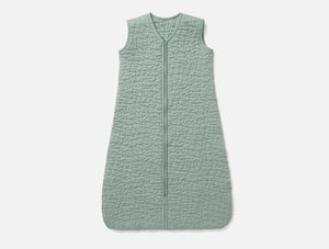 Coyuchi Seafoam 6-12 Months Pebbled Handstitched Organic Snuggle Sack
