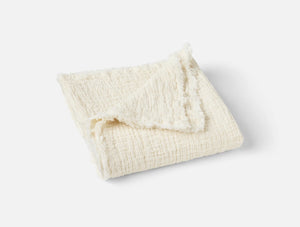 Coyuchi Baby Undyed Topanga Organic Matelasse Blanket