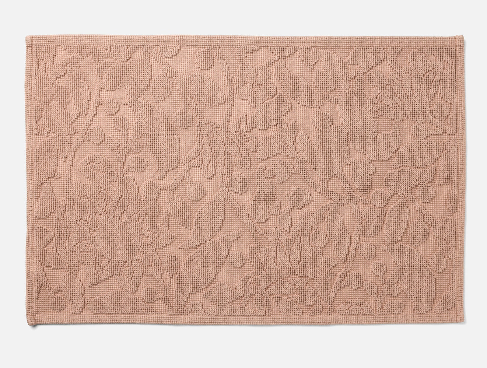 Coyuchi Bath Rug Petal Wildflower Organic Bath Rug