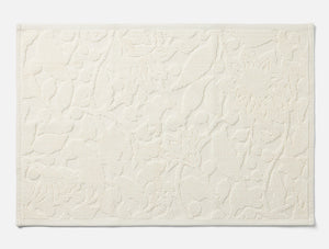 Coyuchi Bath Rug Undyed Wildflower Organic Bath Rug