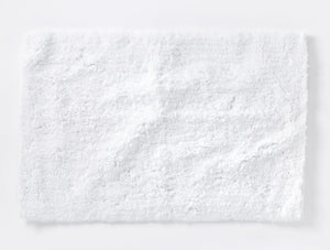 Coyuchi 24"x36" Alpine White Shag Organic Bath Rug