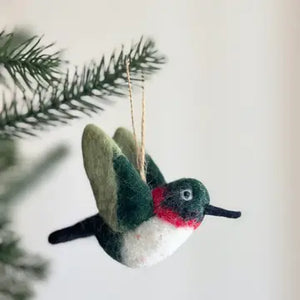Ganapati Hummingbird Felt Ornament