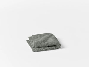 Coyuchi Wash Cloth Slate Cloud Loom Organic Towels & Bath Mat