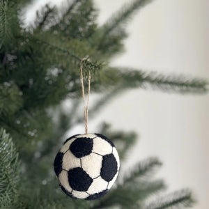 Ganapati Sports Ball - Soccer Felt Ornament