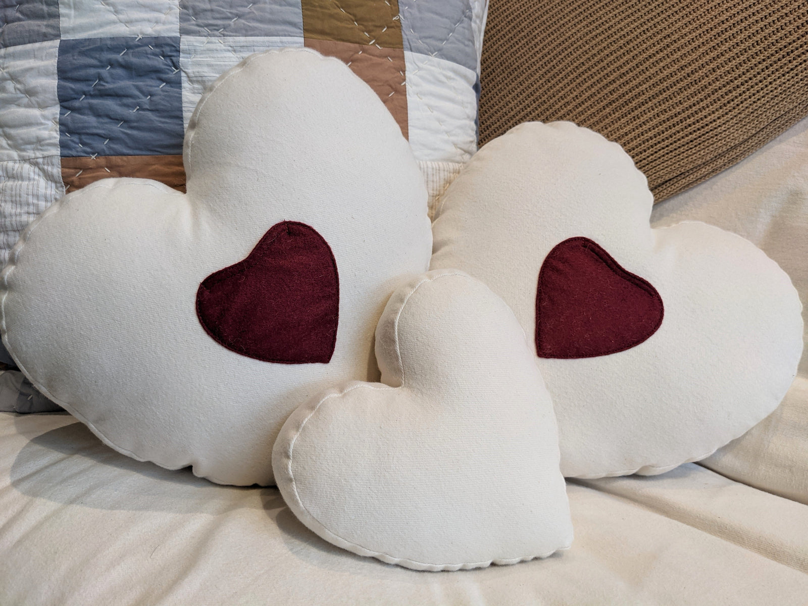 Soaring Heart Natural Beds Heart Pillow - Clearance