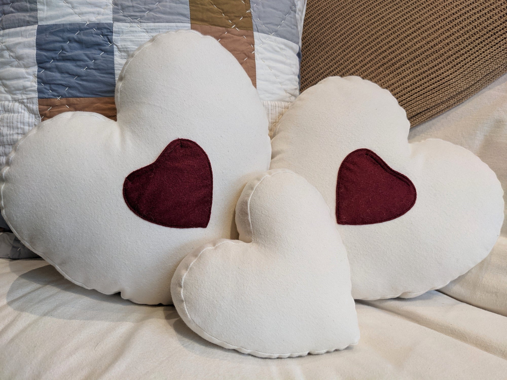 Soaring Heart Natural Beds Heart Pillow - Clearance