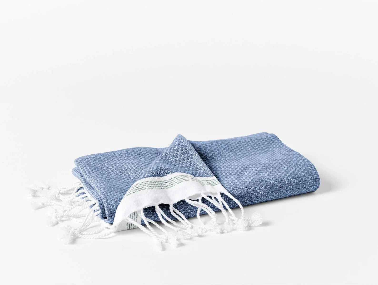 Coyuchi Beach Towel Lake with Sea Spray Mediterranean Organic Towels