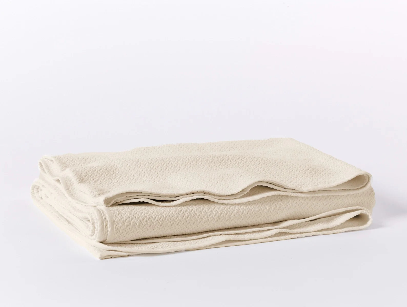 Coyuchi Twin Undyed Honeycomb Organic Blanket