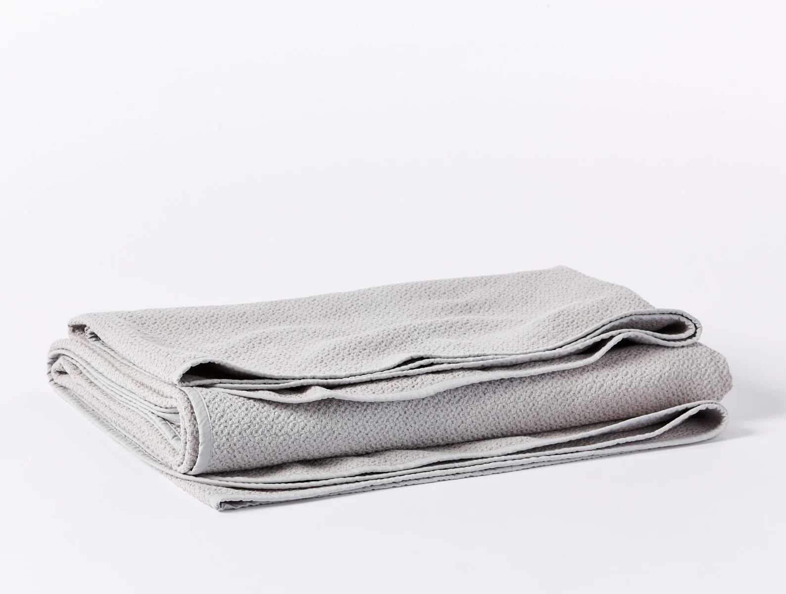 Coyuchi King Pewter Honeycomb Organic Blanket