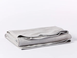 Coyuchi King Pewter Honeycomb Organic Blanket