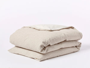 Coyuchi Nutmeg Toro Canyon Organic Duvet Cover