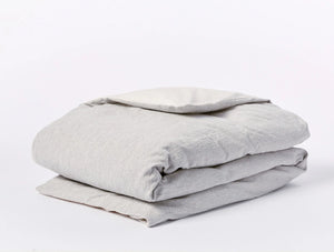 Coyuchi Sterling Toro Canyon Organic Duvet Cover