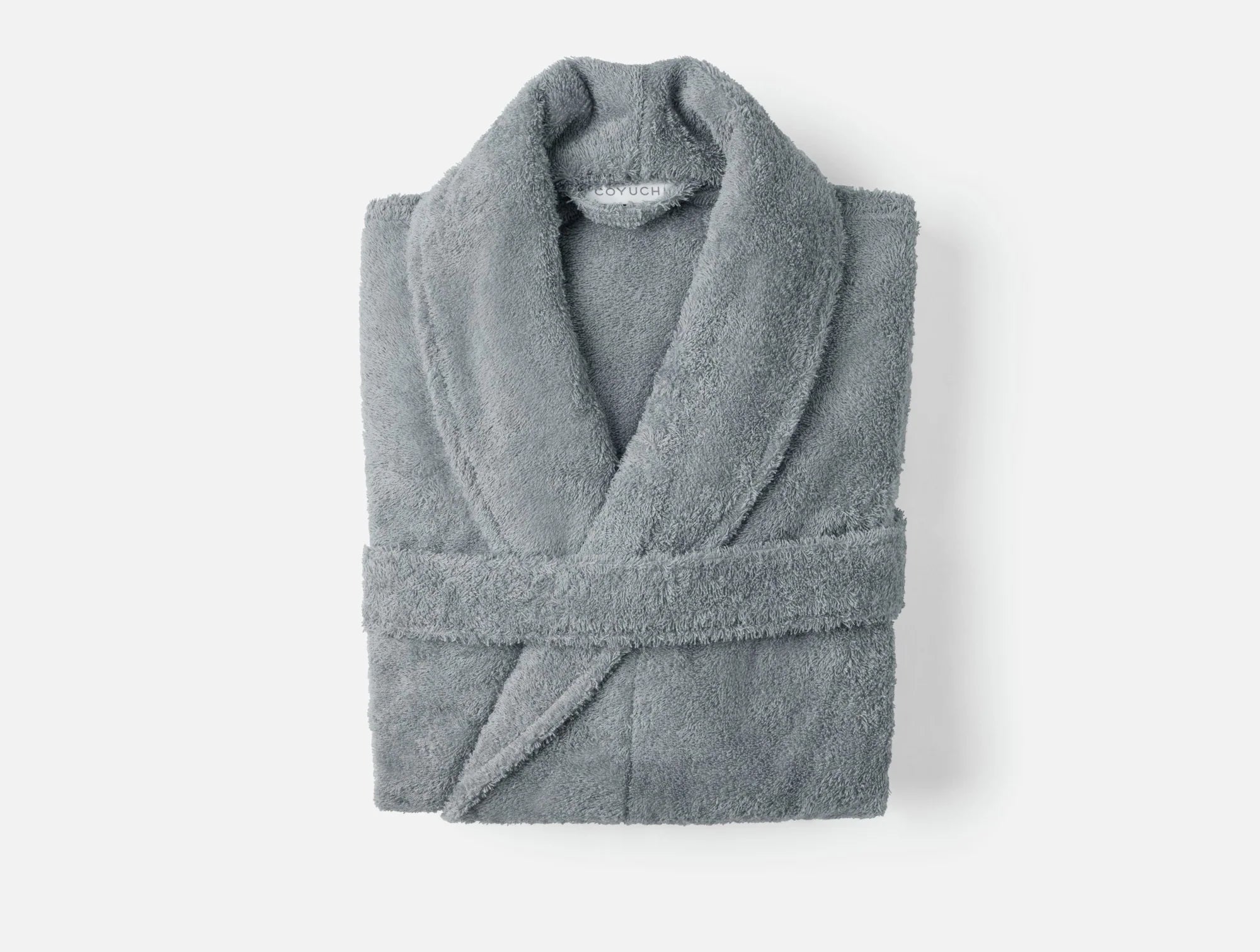 Coyuchi Large XLarge Fossil Unisex Cloud Loom Organic Robe