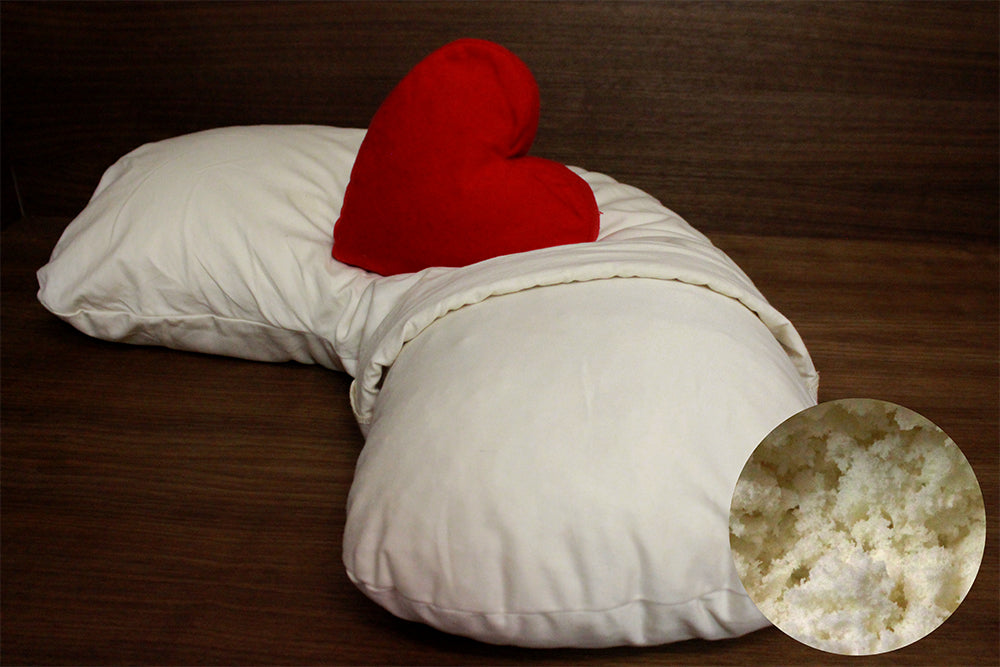 Soaring Heart Natural Beds Shredded Latex Side Dreamer Pillow