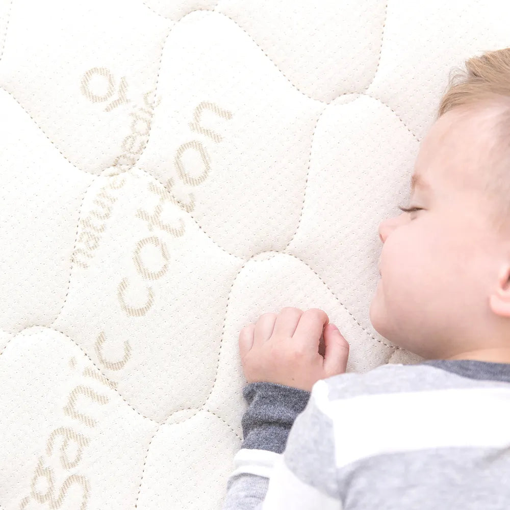 Naturepedic Twin Trundle Short 2-in-1 Organic Kids Waterproof Mattress