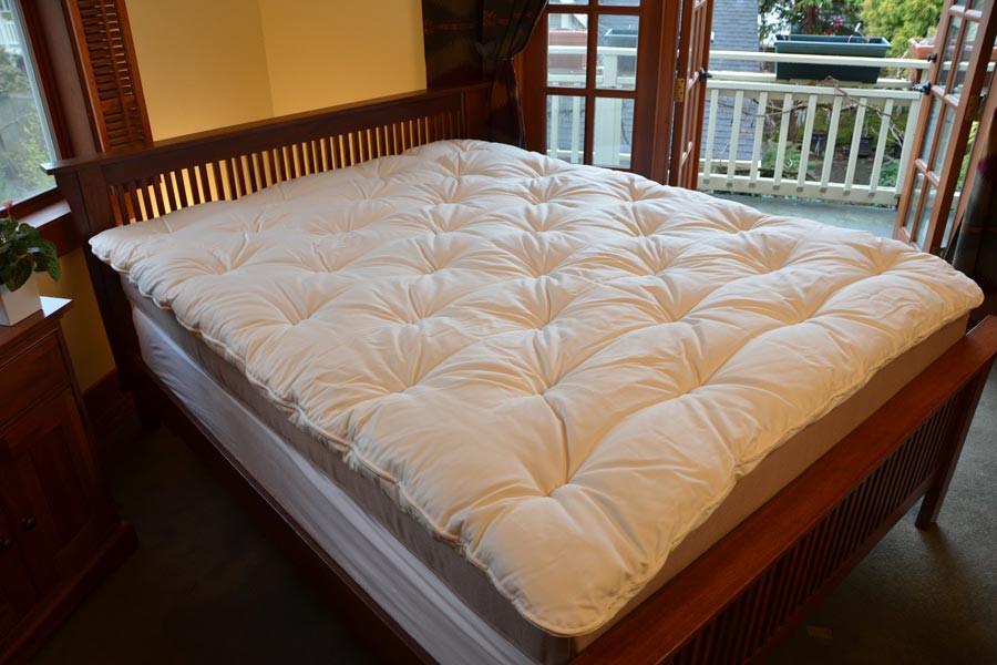 Soaring Heart Natural Beds Organic Wool Mattress Topper